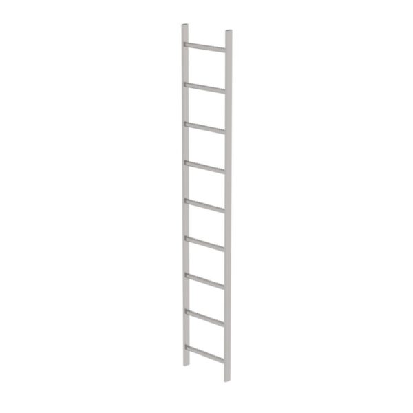 Günzburger Steigtechnik Schachtleiter Edelstahl V4A 400mm Lichte Weite 9 Sprossen