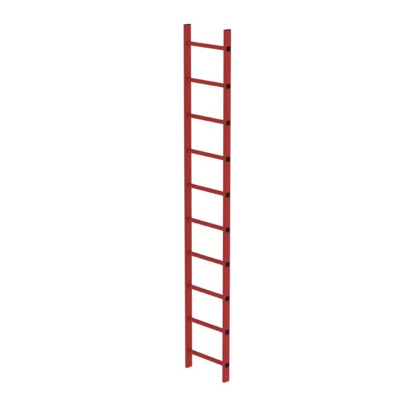 Günzburger Steigtechnik Schachtleiter GFK 400mm Lichte Weite 10 Sprossen