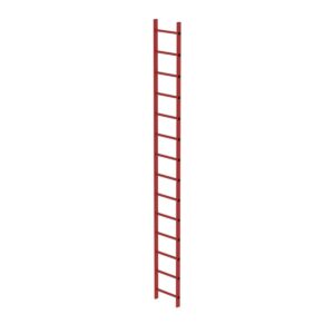 Günzburger Steigtechnik Schachtleiter GFK 400mm Lichte Weite 14 Sprossen