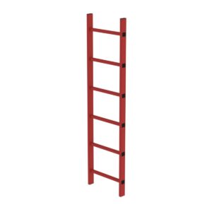 Günzburger Steigtechnik Schachtleiter GFK 400mm Lichte Weite 6 Sprossen