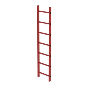 Günzburger Steigtechnik Schachtleiter GFK 400mm Lichte Weite 7 Sprossen