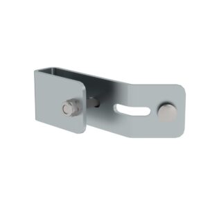 Günzburger Steigtechnik Schienenbefestigung für Leiterholm 60x25mm Stahl verzinkt