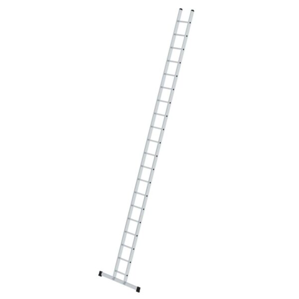 Günzburger Steigtechnik Sprossen-Anlegeleiter 350 mm breit mit Standard-Traverse 20 Sprossen