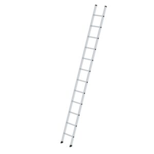 Günzburger Steigtechnik Sprossen-Anlegeleiter 350mm breit ohne Traverse 12 Sprossen