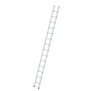 Günzburger Steigtechnik Sprossen-Anlegeleiter 350mm breit ohne Traverse 14 Sprossen