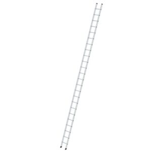 Günzburger Steigtechnik Sprossen-Anlegeleiter 350mm breit ohne Traverse 24 Sprossen