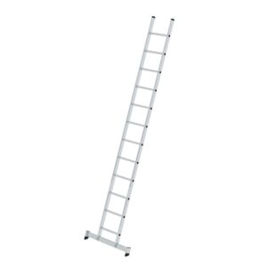 Günzburger Steigtechnik Sprossen-Anlegeleiter mit nivello®-Traverse 12 Sprossen