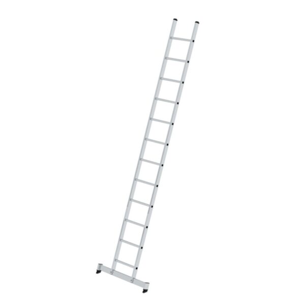 Günzburger Steigtechnik Sprossen-Anlegeleiter mit nivello®-Traverse 12 Sprossen
