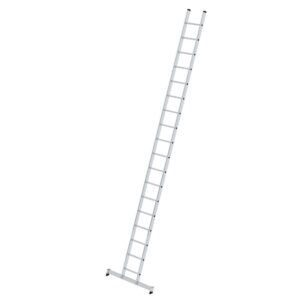 Günzburger Steigtechnik Sprossen-Anlegeleiter mit nivello®-Traverse 18 Sprossen