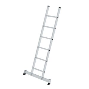 Günzburger Steigtechnik Sprossen-Anlegeleiter mit nivello®-Traverse 6 Sprossen