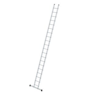 Günzburger Steigtechnik Sprossen-Anlegeleiter mit Standard-Traverse 20-Sprossen