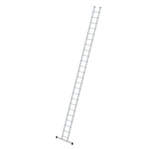 Günzburger Steigtechnik Sprossen-Anlegeleiter mit Standard-Traverse 24-Sprossen