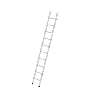 Günzburger Steigtechnik Sprossen-Anlegeleiter ohne Traverse 10 Sprossen