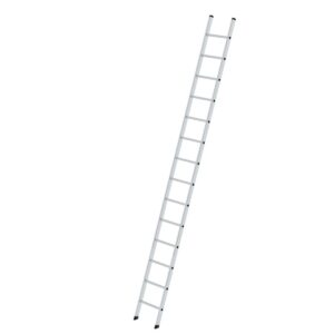 Günzburger Steigtechnik Sprossen-Anlegeleiter ohne Traverse 14-Sprossen