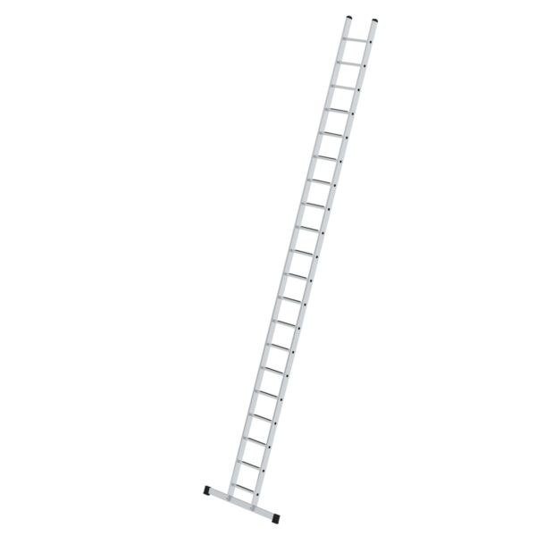 Günzburger Steigtechnik Sprossen-Anlegeleiter SprossenSafe R 13 mit Standard-Traverse 20 Sprossen