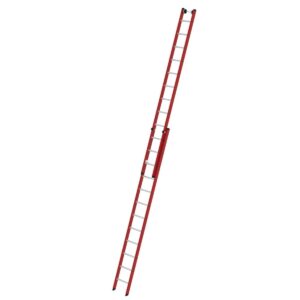 Günzburger Steigtechnik Sprossen-Schiebeleiter 2-teilig GFK/Alu ohne Traverse 2x12 Sprossen