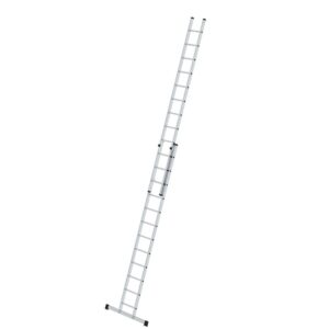 Günzburger Steigtechnik Sprossen-Schiebeleiter 2-teilig mit Standard-Traverse 2x12 Sprossen