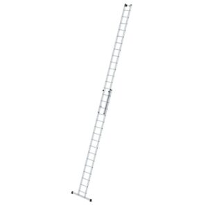 Günzburger Steigtechnik Sprossen-Schiebeleiter 2-teilig mit Standard-Traverse 2x16 Sprossen