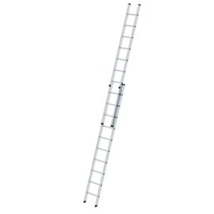 Günzburger Steigtechnik Sprossen-Schiebeleiter 2-teilig ohne Traverse 2x10 Sprossen