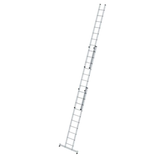 Günzburger Steigtechnik Sprossen-Schiebeleiter 3-teilig mit nivello®-Traverse 3x10 Sprossen