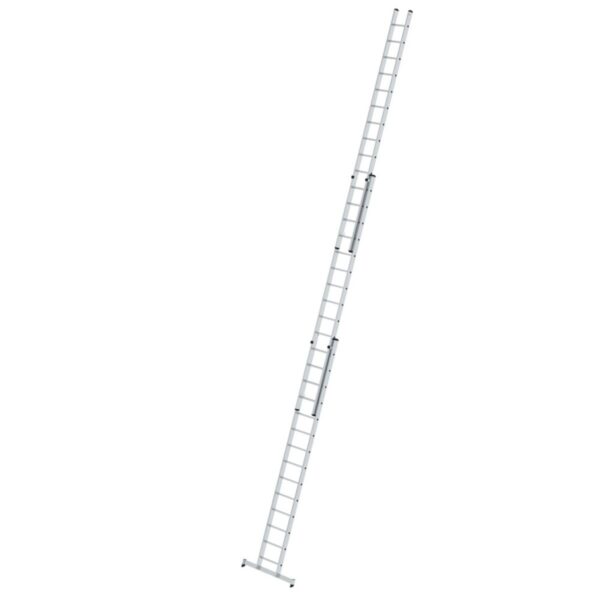 Günzburger Steigtechnik Sprossen-Schiebeleiter 3-teilig mit nivello®-Traverse 3x14 Sprossen