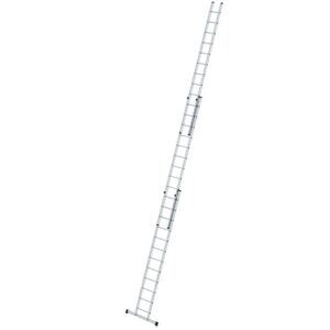 Günzburger Steigtechnik Sprossen-Schiebeleiter 3-teilig mit Standard-Traverse 3x12 Sprossen