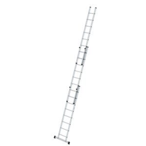 Günzburger Steigtechnik Sprossen-Schiebeleiter 3-teilig mit Standard-Traverse 3x8 Sprossen