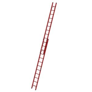 Günzburger Steigtechnik Sprossen-Schiebeleiter GFK 2-teilig ohne Traverse 2x12 Sprossen