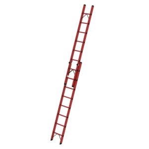 Günzburger Steigtechnik Sprossen-Schiebeleiter GFK 2-teilig ohne Traverse 2x8 Sprossen