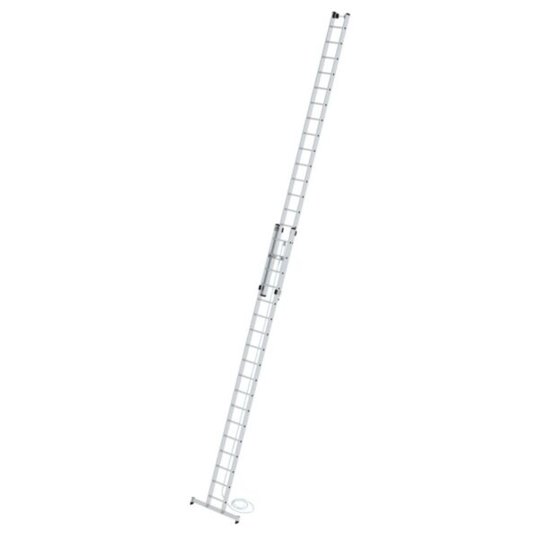 Günzburger Steigtechnik Sprossen-Seilzugleiter 2-teilig mit nivello®-Traverse 2x18 Sprossen