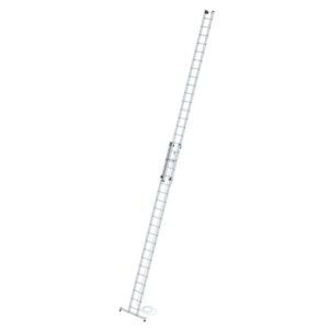 Günzburger Steigtechnik Sprossen-Seilzugleiter 2-teilig mit nivello®-Traverse 2x20 Sprossen