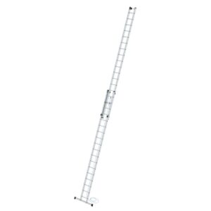 Günzburger Steigtechnik Sprossen-Seilzugleiter 2-teilig mit Standard-Traverse 2x18 Sprossen