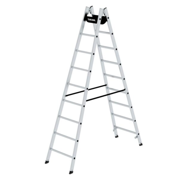 Günzburger Steigtechnik Sprossen-Stehleiter 2x9 Sprossen