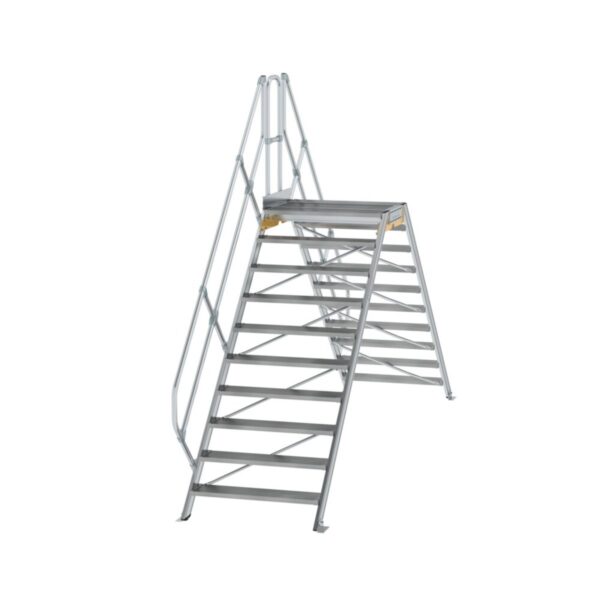 Günzburger Steigtechnik Überstieg 45° Stufenbreite 1000 mm 10 Stufen