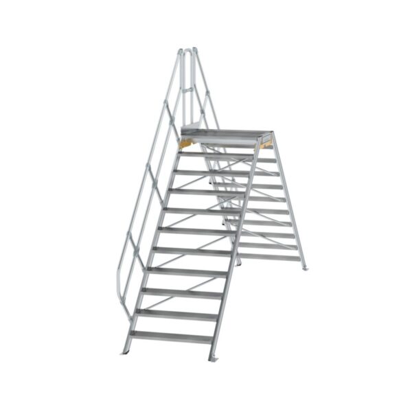 Günzburger Steigtechnik Überstieg 45° Stufenbreite 1000 mm 11 Stufen