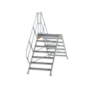Günzburger Steigtechnik Überstieg 45° Stufenbreite 1000 mm 7 Stufen