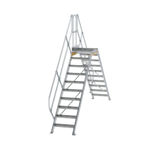 Günzburger Steigtechnik Überstieg 45° Stufenbreite 600 mm 10 Stufen