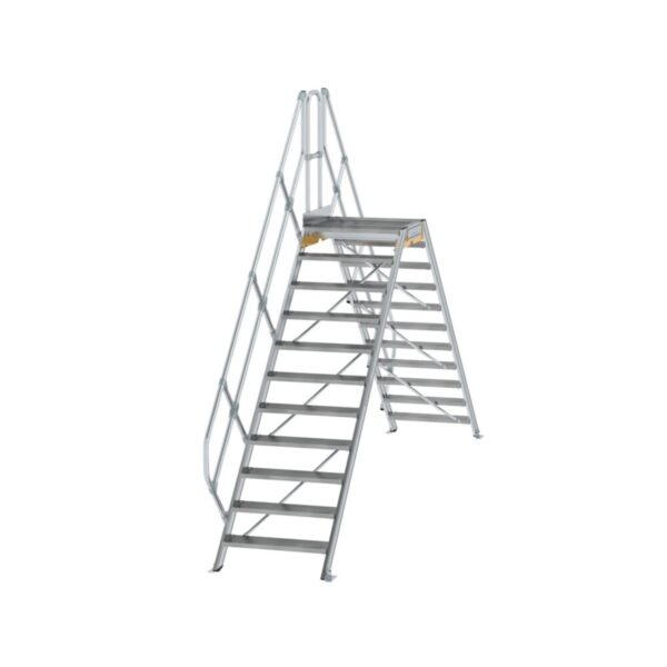 Günzburger Steigtechnik Überstieg 45° Stufenbreite 800 mm 11 Stufen