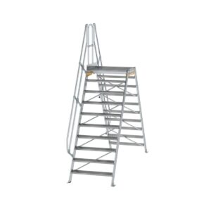 Günzburger Steigtechnik Überstieg 60° Stufenbreite 1000 mm 10 Stufen