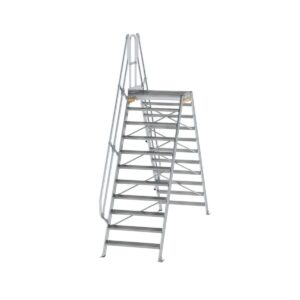 Günzburger Steigtechnik Überstieg 60° Stufenbreite 1000 mm 11 Stufen