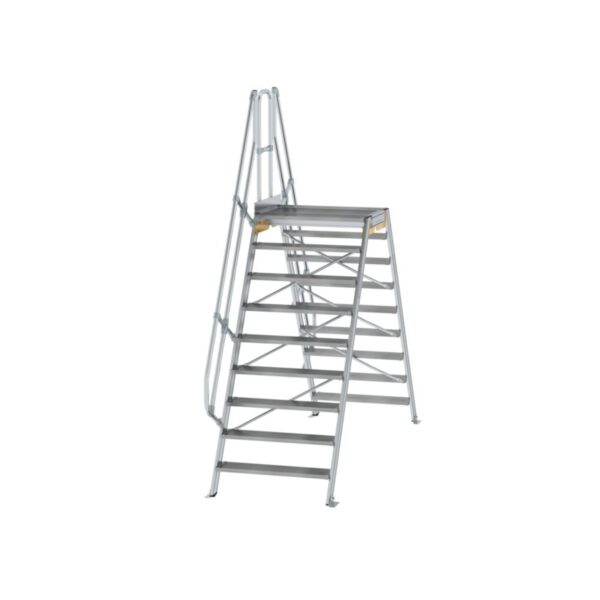 Günzburger Steigtechnik Überstieg 60° Stufenbreite 1000 mm 9 Stufen