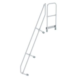 Günzburger Steigtechnik Zweiter Handlauf für Treppe mit Plattform 60° 9 Stufen
