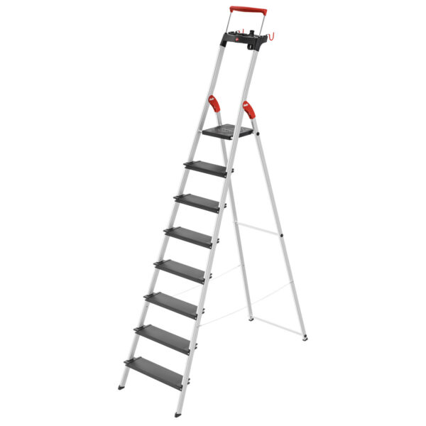 Hailo L100 TopLine 8-stufig 8 Stufen, Stufenstehleiter