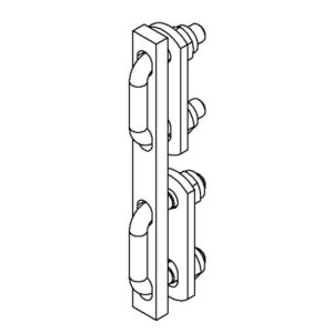 Hailo Professional H50-Verstärkung am Holm, Steigbügel oder an Wand / Edelstahl