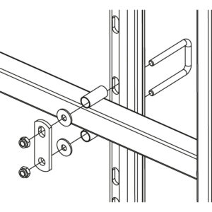 Hailo Professional Halterung auf Sprosse 30x30 , ST STFVZ