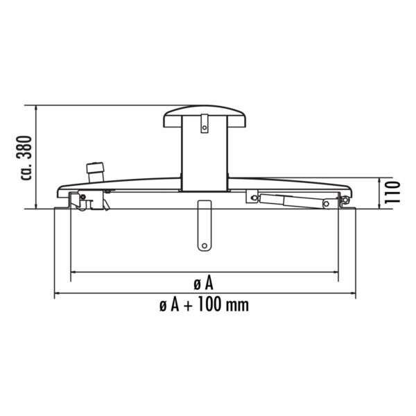 Hailo Professional HS 3 mit Isolierung / Ø600