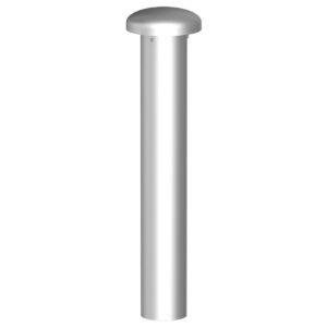 Hailo Professional Standardrohr mit Kappe DN 100 / L = 1.500 mm