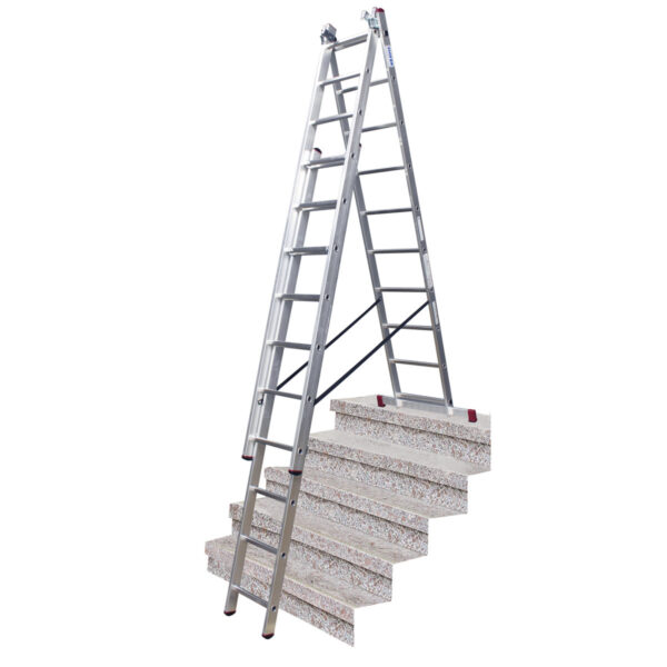 Krause CORDA Alu VielzweckLeiter Treppengängig 3x10 Sprossen