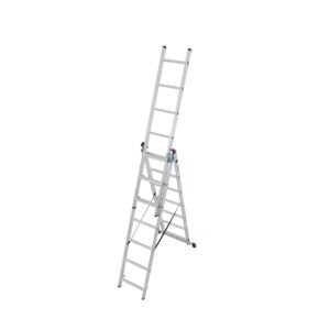 Krause CORDA Alu VielzweckLeiter Treppengängig 3x7 Sprossen