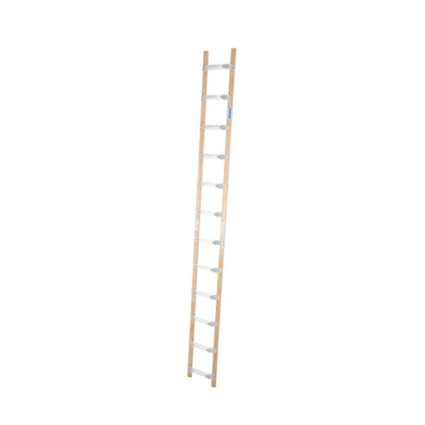 Krause Dachleiter Aluminium-Holz 12 Sprossen